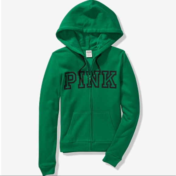 PINK Victoria's Secret Tops - PINK Front Zip Hoodie